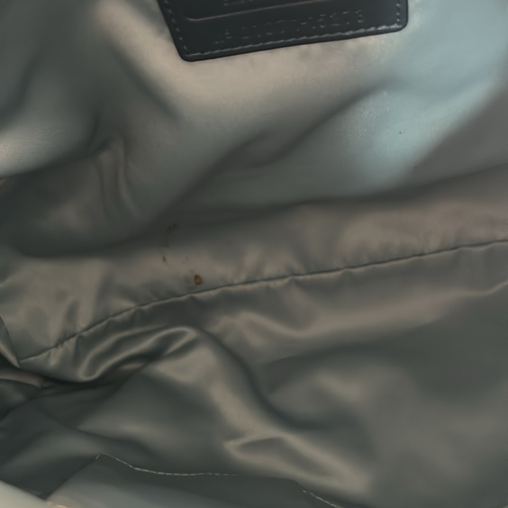 Coach Alexandra 2010 Patent Leather Teal Convertible Satchel Bag - Picture 6 of 7